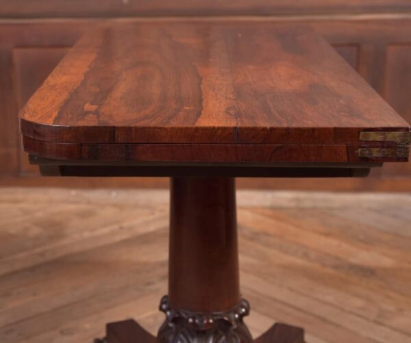 Victorian Rosewood Fold Over Card Table SAI2225 - Image 11