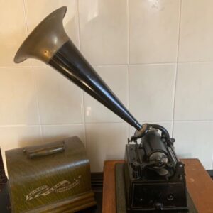 Edison Phonograph The Gem with Witches Horn Antique Collectibles