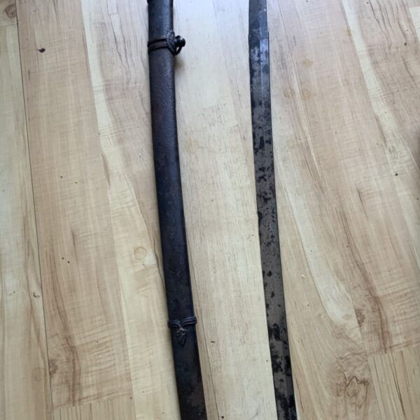 Katana Blade & Saya tang signed 18th Century Antique Swords 7