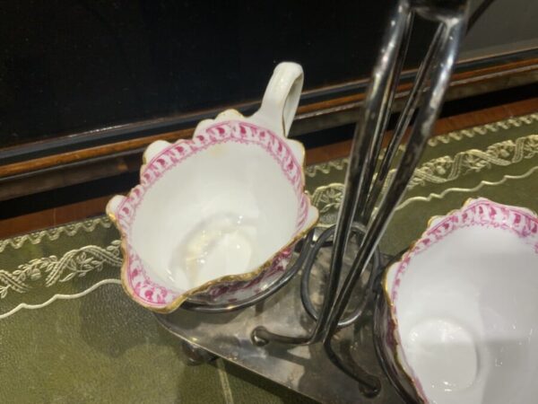 Copeland Spode Strawberry’s & Cream rare Old Crow Pattern - Image 3