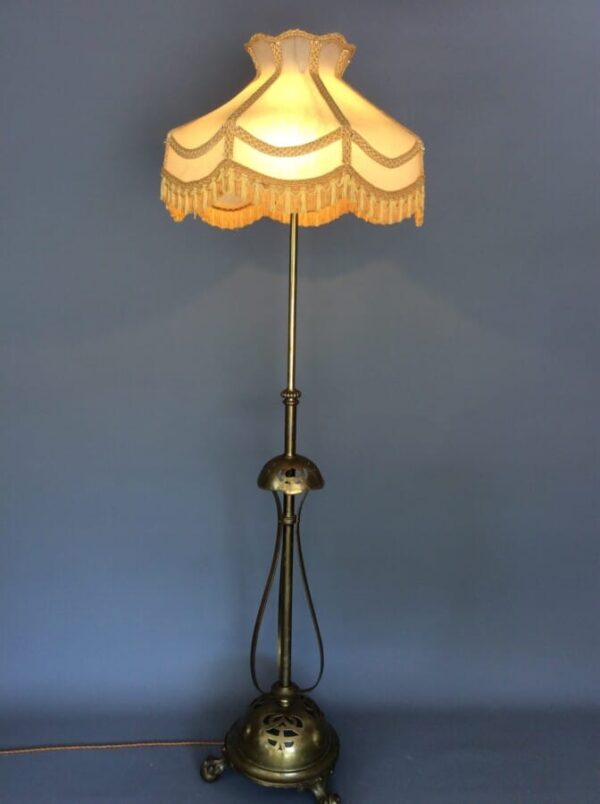 Arts and Crafts Brass Floor Lamp - Image 8