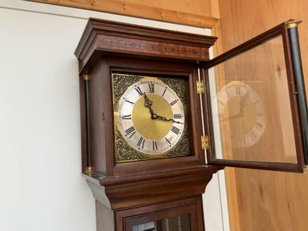 Long Cased Clock Triple Weight Driven Musical Antique Clocks 19
