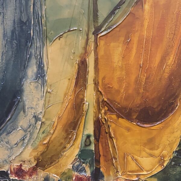 Painting 60’s oil on canvas - Image 10