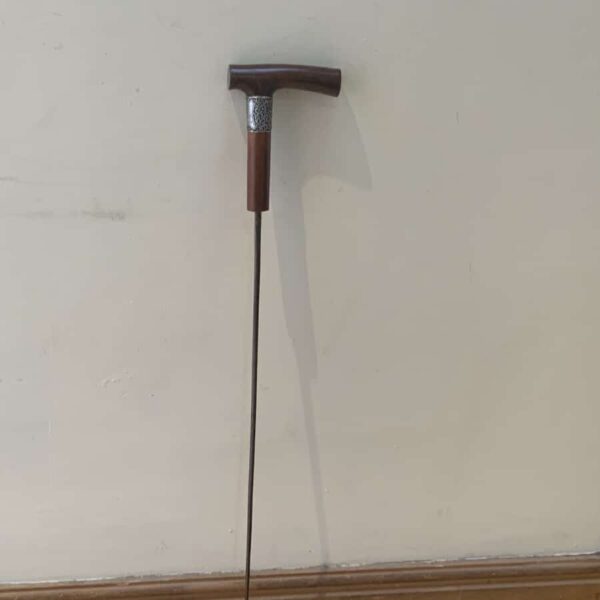 Superb Gentleman’s walking stick sword stick with silver collar - Image 16