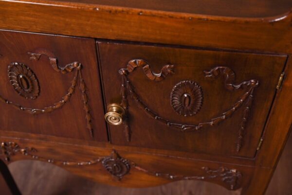 Adams Style Mahogany Bedside Cabinet SAI1510 Antique Cabinets 9