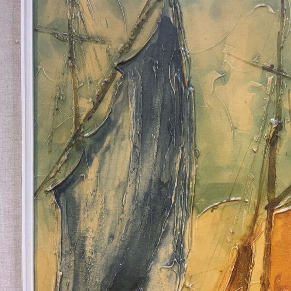 Painting 60’s oil on canvas - Image 8