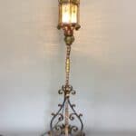 19th Century Gothic Revival Floor Lantern floor lamp Antique Lighting