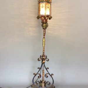 19th Century Gothic Revival Floor Lantern floor lamp Antique Lighting