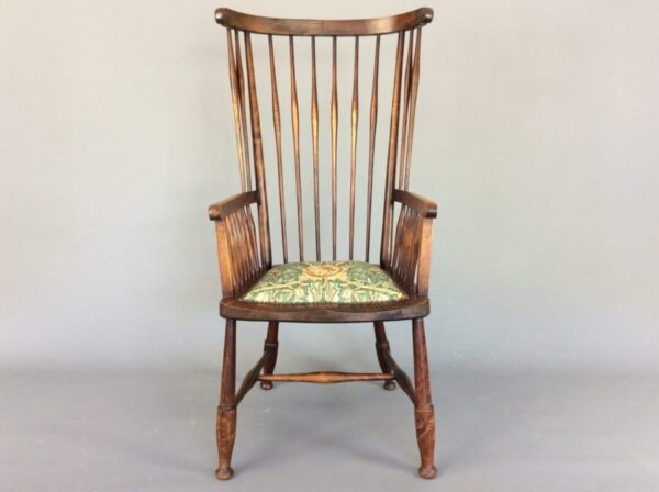 Arts and Crafts Windsor Armchair - Image 6