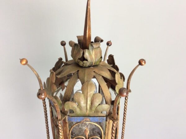 19th Century Gothic Revival Floor Lantern floor lamp Antique Lighting 10