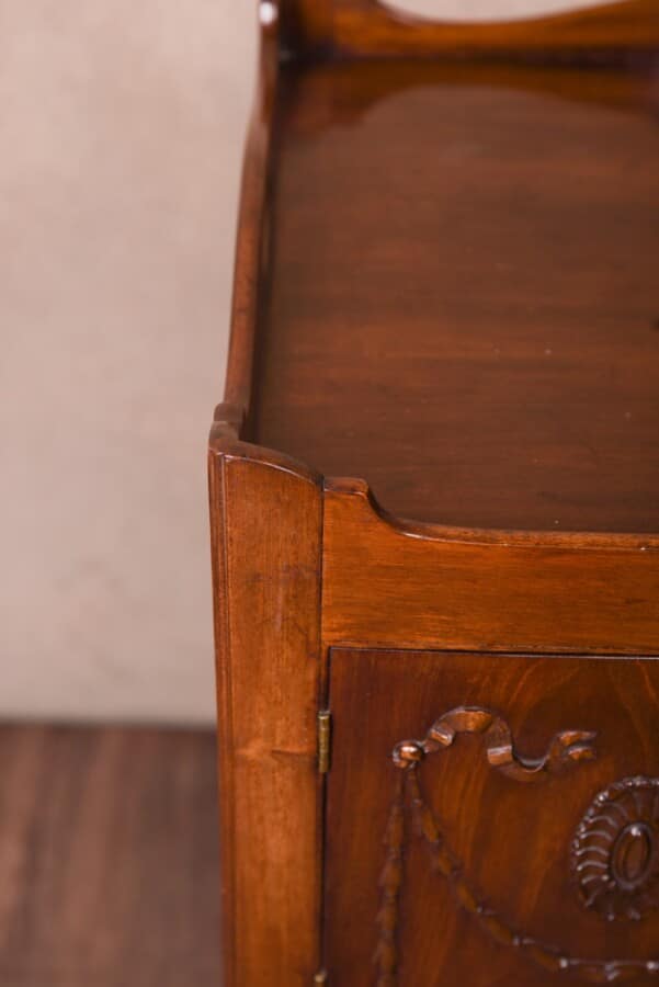 Adams Style Mahogany Bedside Cabinet SAI1510 Antique Cabinets 8