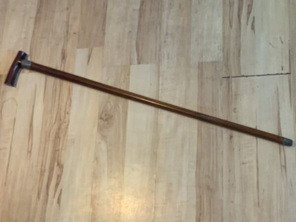 Superb Gentleman’s walking stick sword stick with silver collar - Image 2