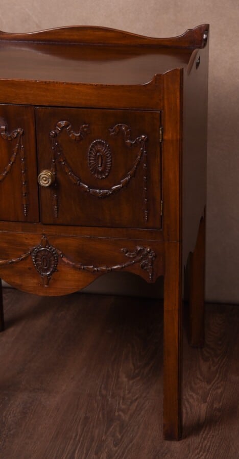 Adams Style Mahogany Bedside Cabinet SAI1510 Antique Cabinets 7