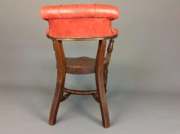 Late Victorian Desk Chair desk chair Antique Chairs 6