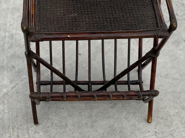 Canterbury Japanese influence Bamboo and rattan early 20th century Antique Bookcases 10
