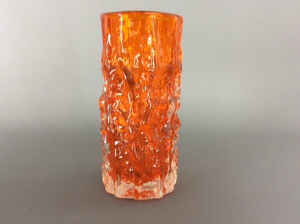 Whitefriars Small Bark Vase by Geoffrey Baxter Bark Vase by Geoffrey Baxter Antique Glassware 6