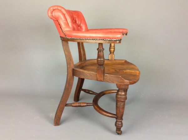 Late Victorian Desk Chair - Image 6