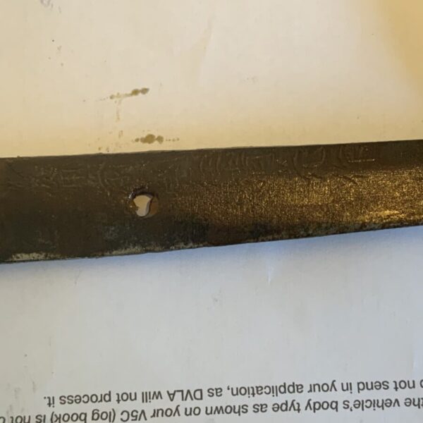 Katana Blade & Saya tang signed 18th Century - Image 11