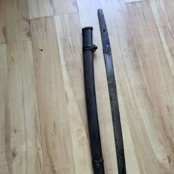 Katana Blade & Saya tang signed 18th Century Antique Swords 12