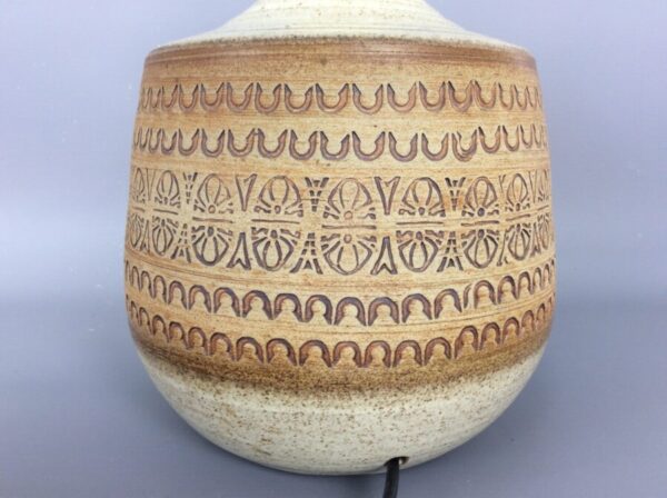 Mid Century Studio Pottery Lamp - Image 4