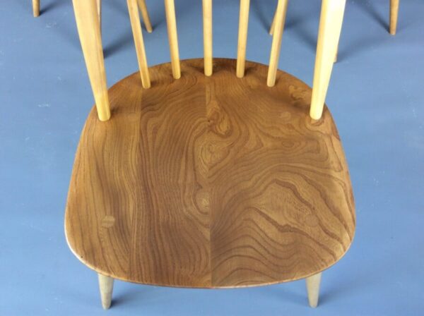 Mid Century Ercol Dining Table And Four Chairs - Image 4