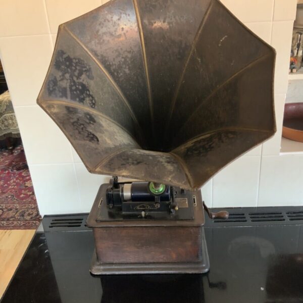 Phonograph Standard Edison with Crane & Witches Horn - Image 8