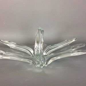 Mid Century Glass Bowl by Art Vannes, France Art Vannes Antique Glassware