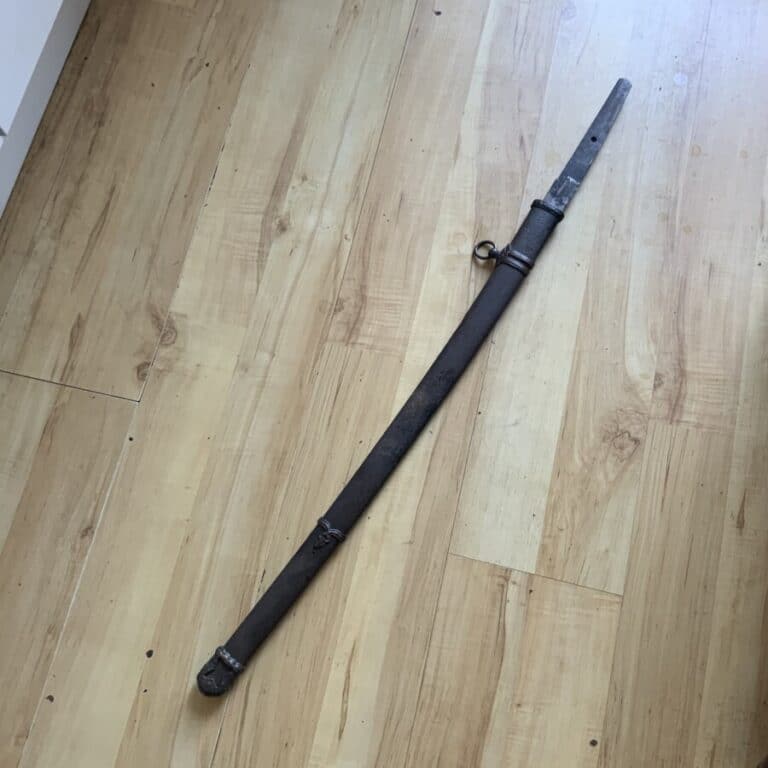 Katana Blade & Saya tang signed 18th Century