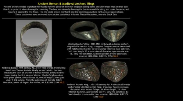 Extremely RARE ancient Islamic Bronze Archer’s Thumb Ring c1,000 years old KUFIC inscription ancient Antiquities 10