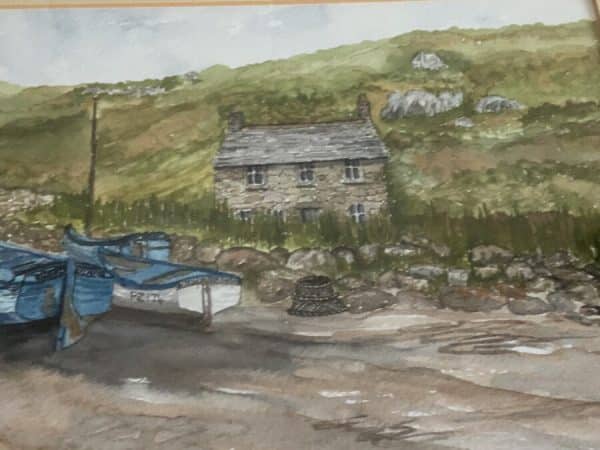 Barbara Morgan “ Penberth, Cornwall “ Watercolour - Image 5