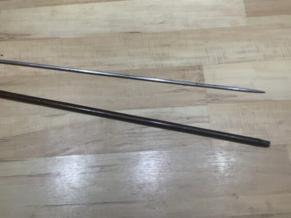 Gentleman’s walking stick sword stick with silver mount Miscellaneous 22