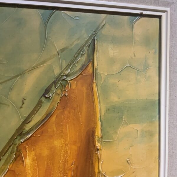 Painting 60’s oil on canvas - Image 4