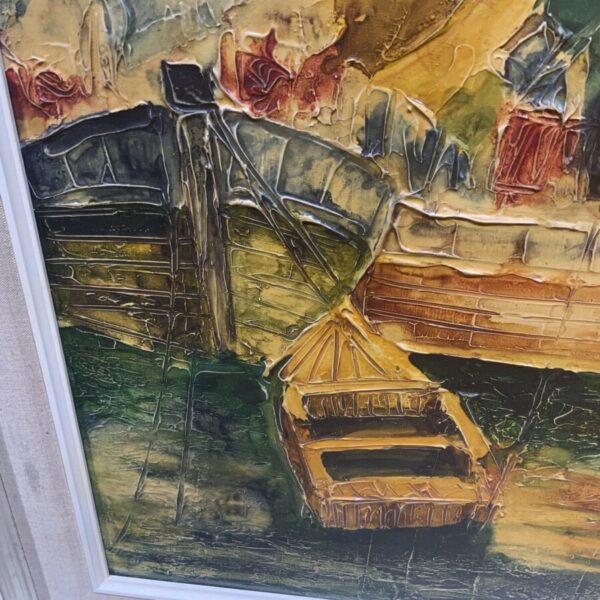 Painting 60’s oil on canvas - Image 15