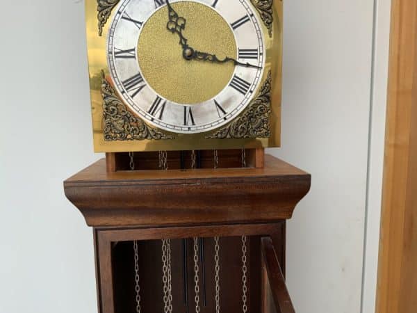 Long Cased Clock Triple Weight Driven Musical Antique Clocks 11
