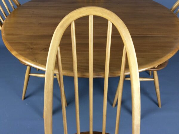 Mid Century Ercol Dining Table And Four Chairs - Image 5