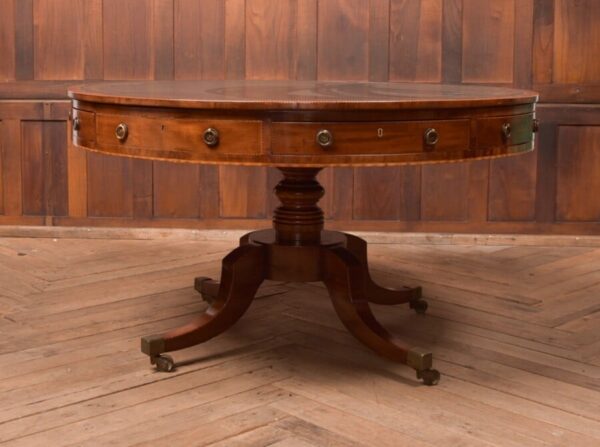 Georgian Mahogany Drum Table SAI2720 Antique Furniture 3