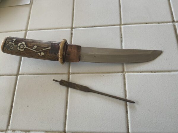 Tanto 18th century Samurai knife Antique Knives 12