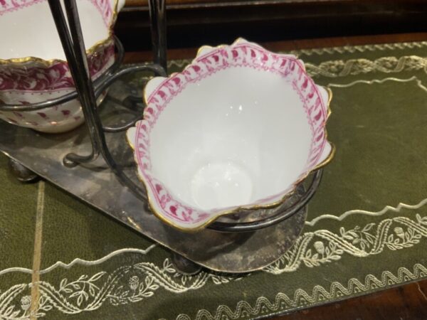Copeland Spode Strawberry’s & Cream rare Old Crow Pattern - Image 2
