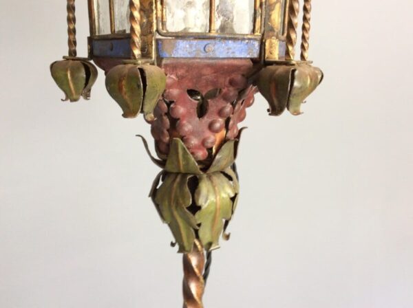 19th Century Gothic Revival Floor Lantern floor lamp Antique Lighting 5