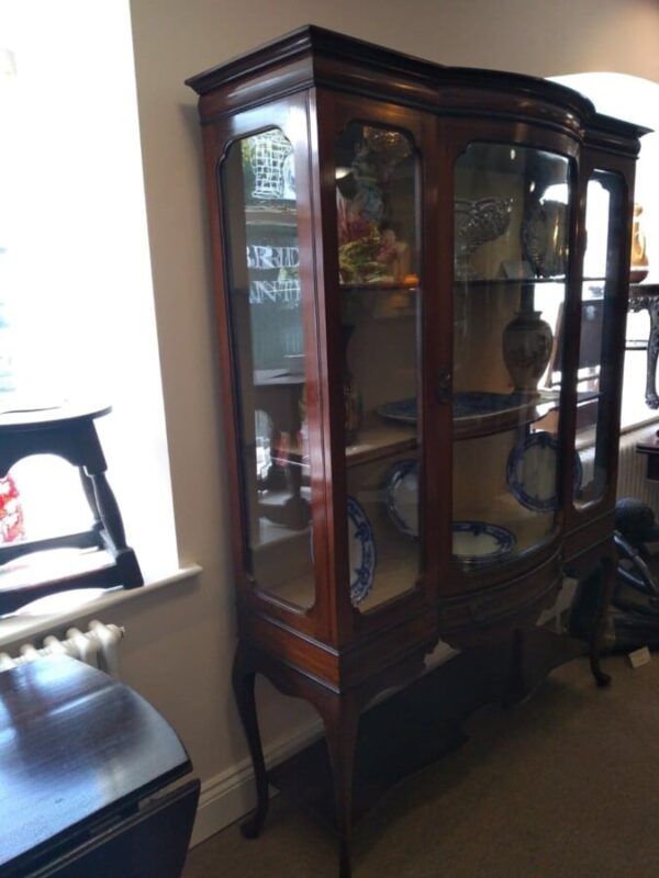 Edwardian Display Cabinet display cabinet Antique Furniture 4