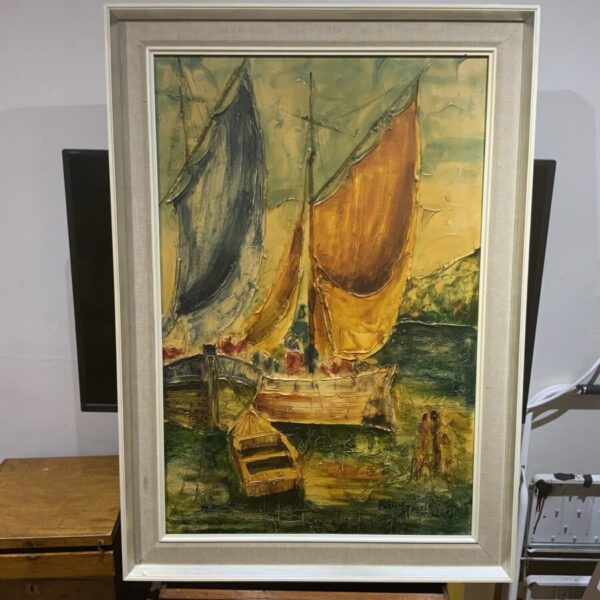 Painting 60’s oil on canvas