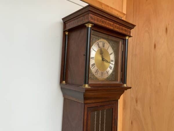 Long Cased Clock Triple Weight Driven Musical Antique Clocks 18