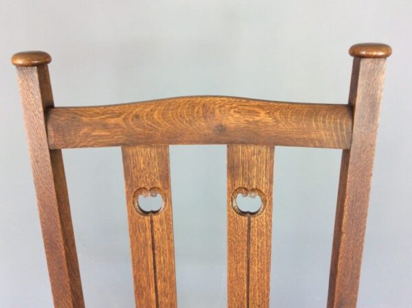 Arts and Crafts Glasgow School Desk Chair - Image 2