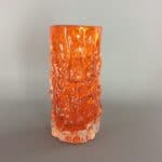 Whitefriars Small Bark Vase by Geoffrey Baxter Bark Vase by Geoffrey Baxter Antique Glassware