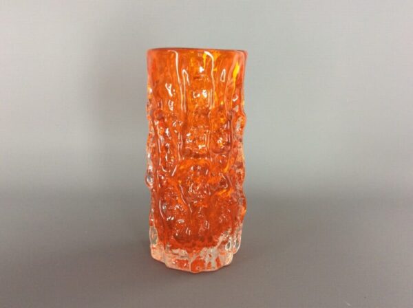 Whitefriars Small Bark Vase by Geoffrey Baxter
