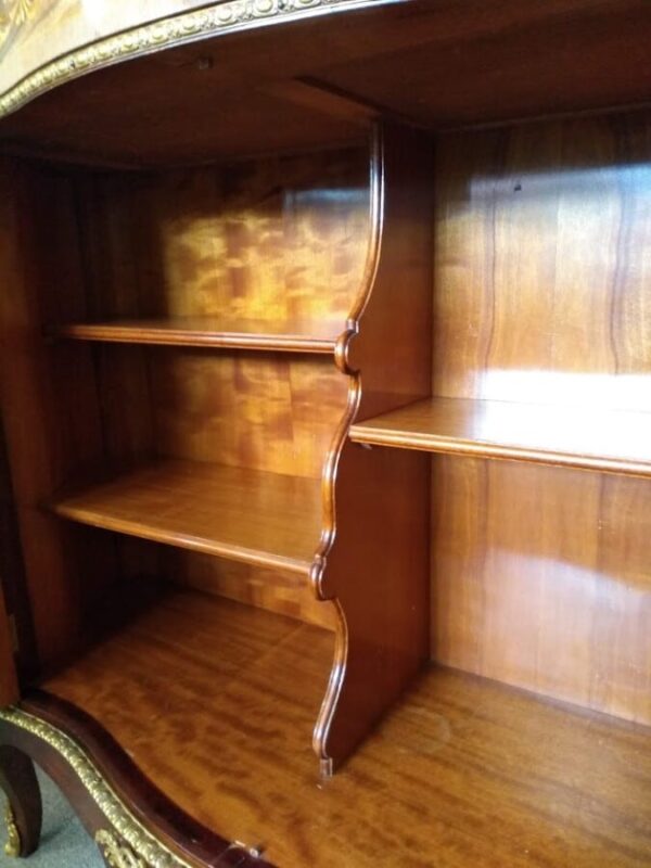 Louis XV1 Style French Marble Top Cabinet - Image 6