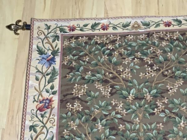 William Morris Tree of Life designed Flemish woven tapestry Antique Textiles 4