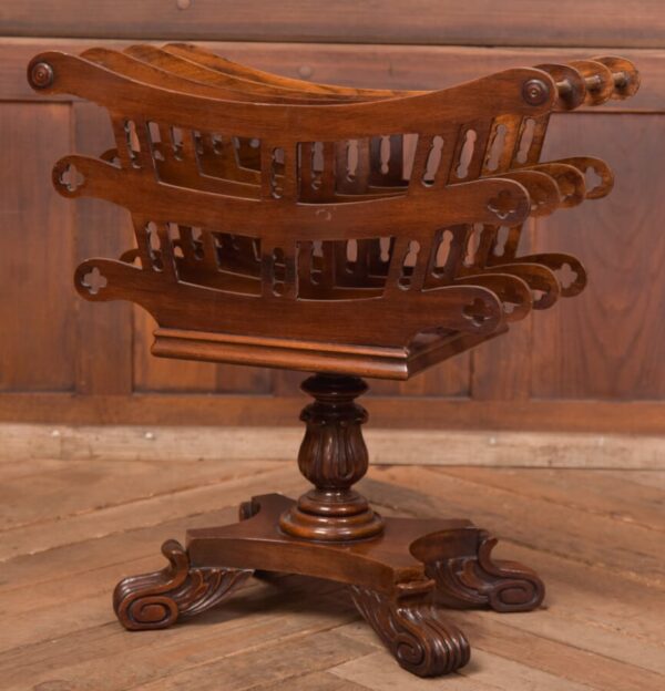 Victorian Mahogany Canterbury/ Magazine/ Music Rack SAI1340