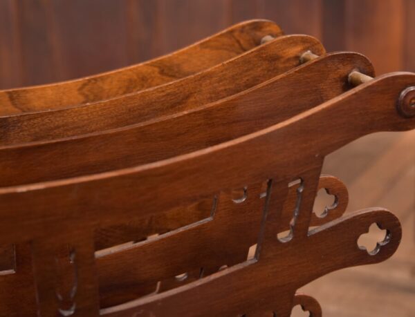 Victorian Mahogany Canterbury/ Magazine/ Music Rack SAI1340 - Image 14