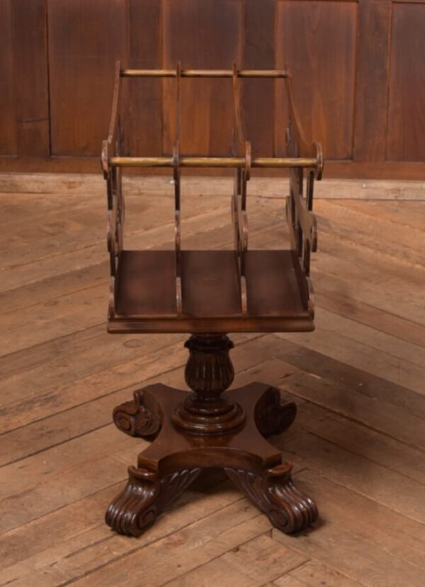 Victorian Mahogany Canterbury/ Magazine/ Music Rack SAI1340 - Image 8